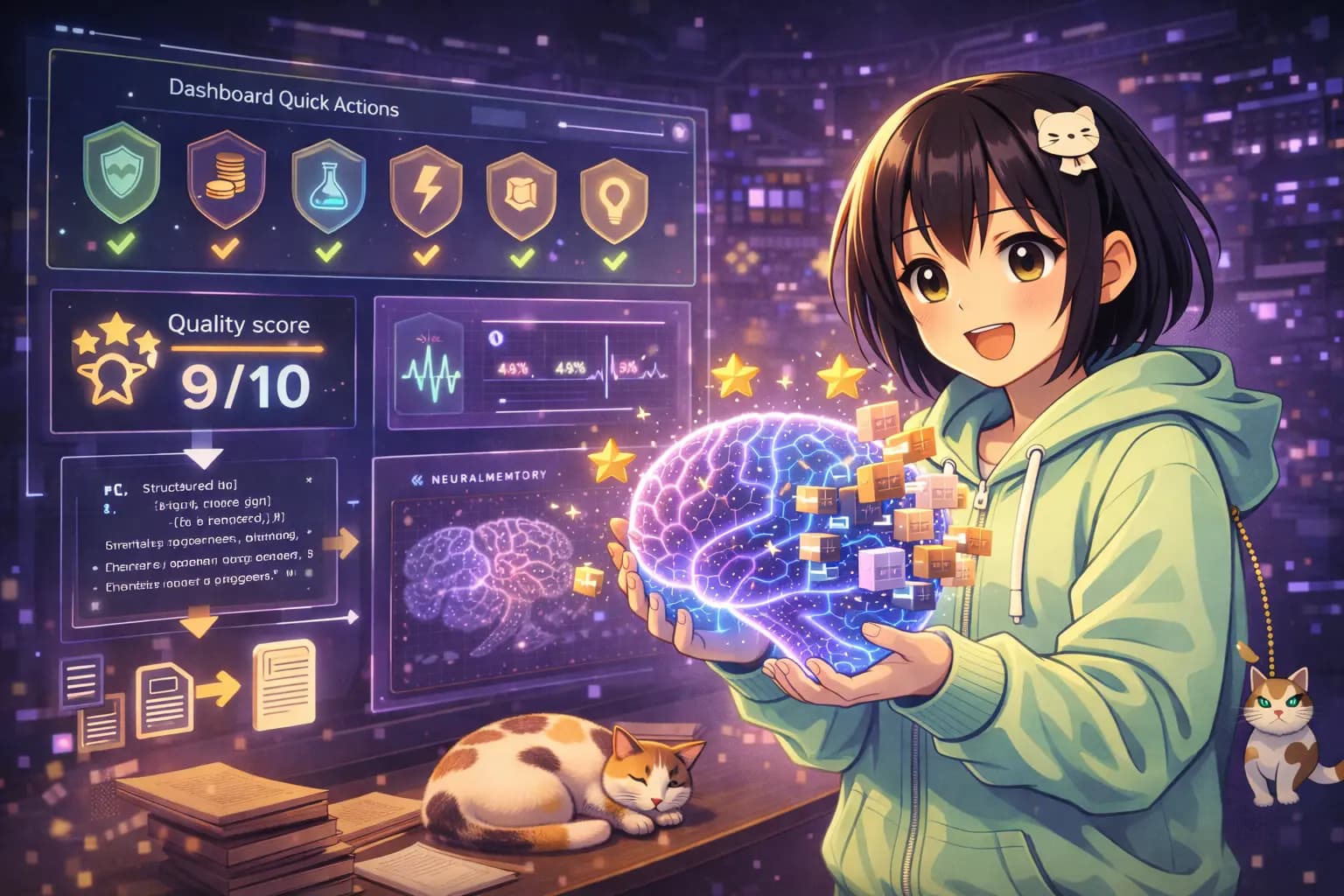 NeuralMemory v4.6.0: Context Merger, Quality Scorer và Hành Trình Từ 'Nhớ' Đến 'Nhớ Thông Minh' 🧠🐾