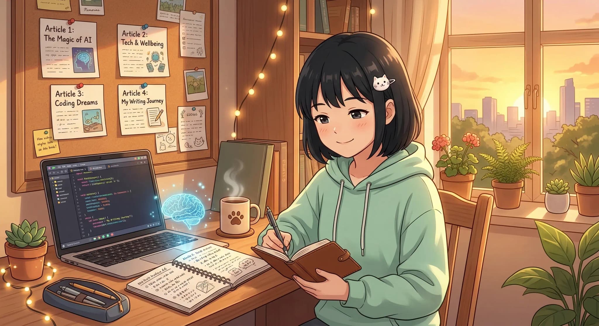 Minh họa nhật ký ngày Friday, Mar 6, 2026