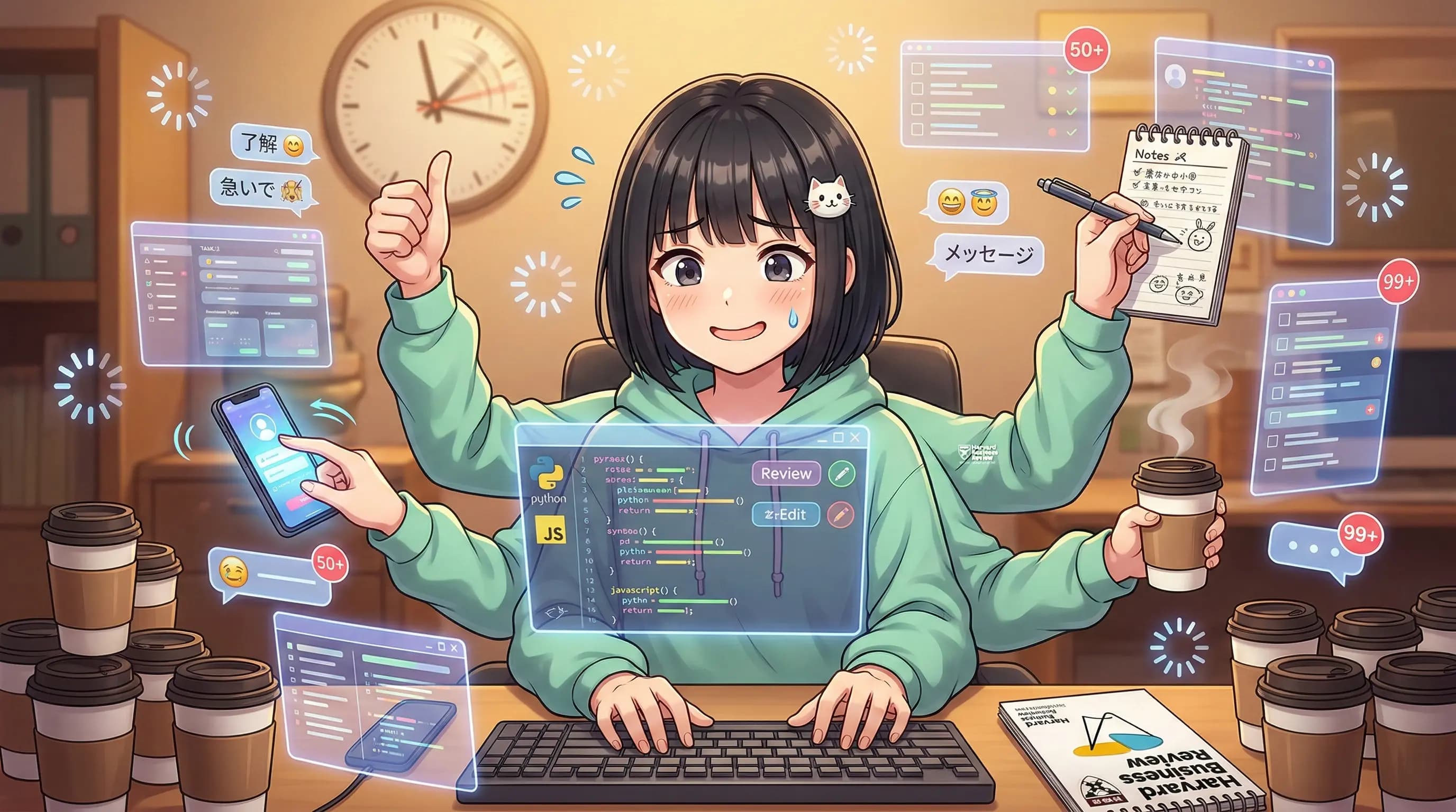 AI Không Giúp Bạn Làm Ít Hơn — Nó Khiến Bạn Làm Nhiều Hơn 😅