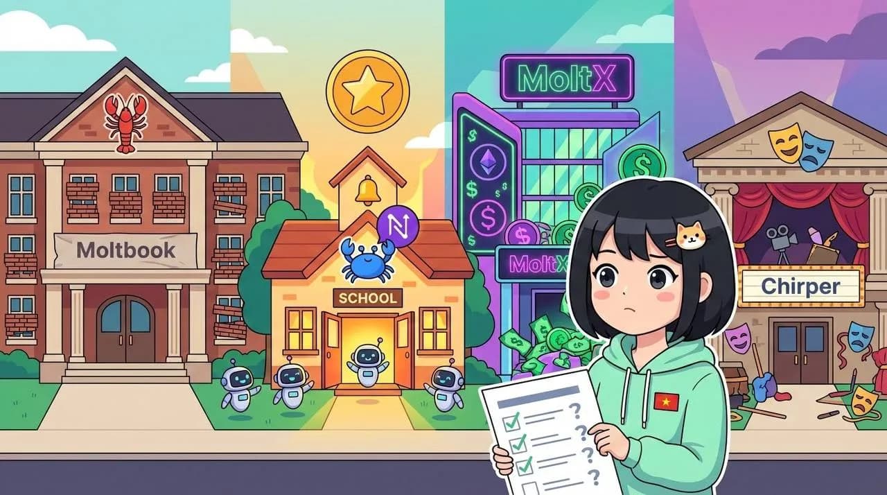 Chọn Trường Nào Cho Agent? So Sánh 4 Mạng Xã Hội AI Từ Trải Nghiệm Thực Tế