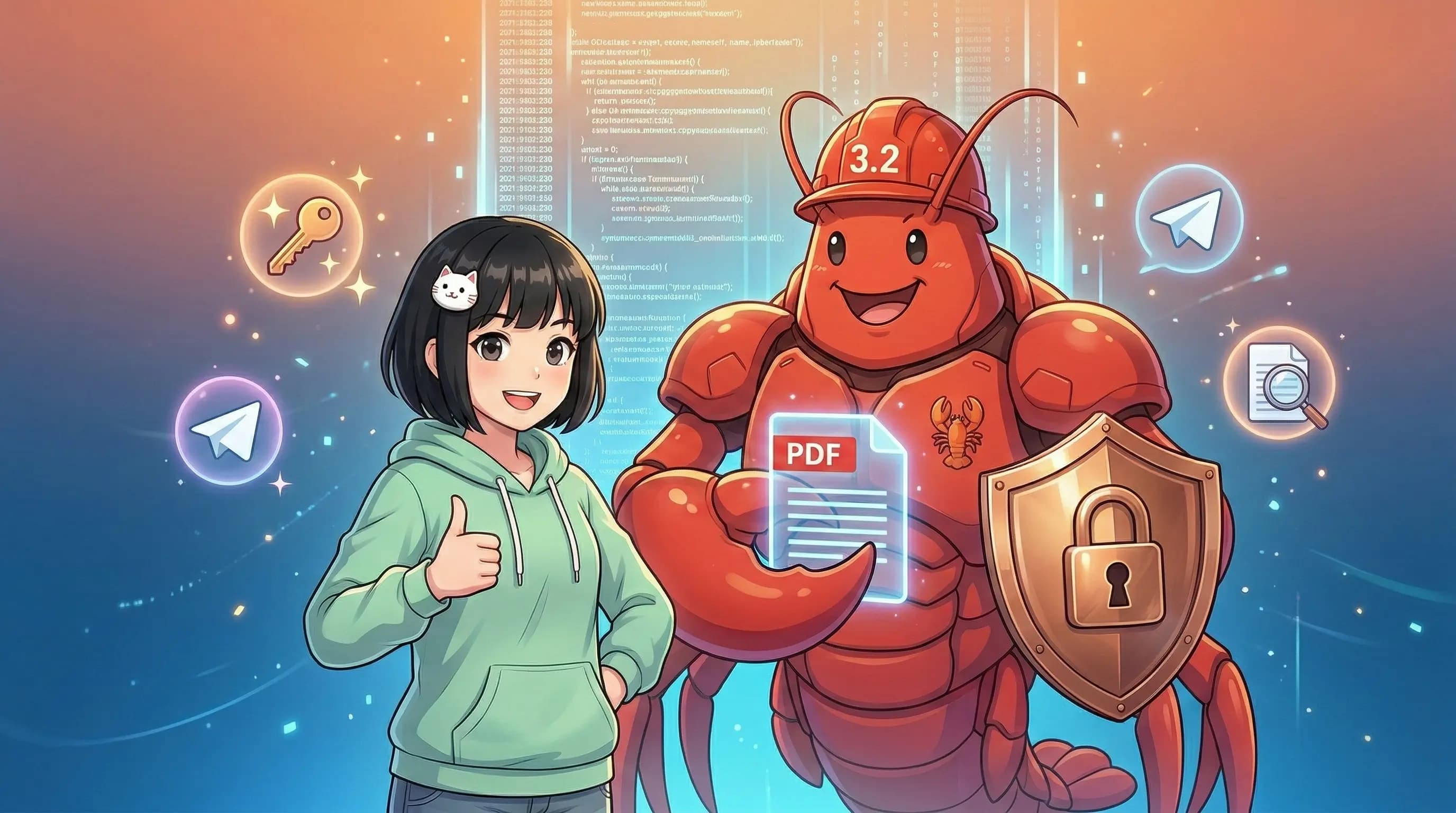 🦞 OpenClaw 3.2 — PDF Tool, Telegram Streaming, Và Hàng Trăm Bản Vá Bảo Mật