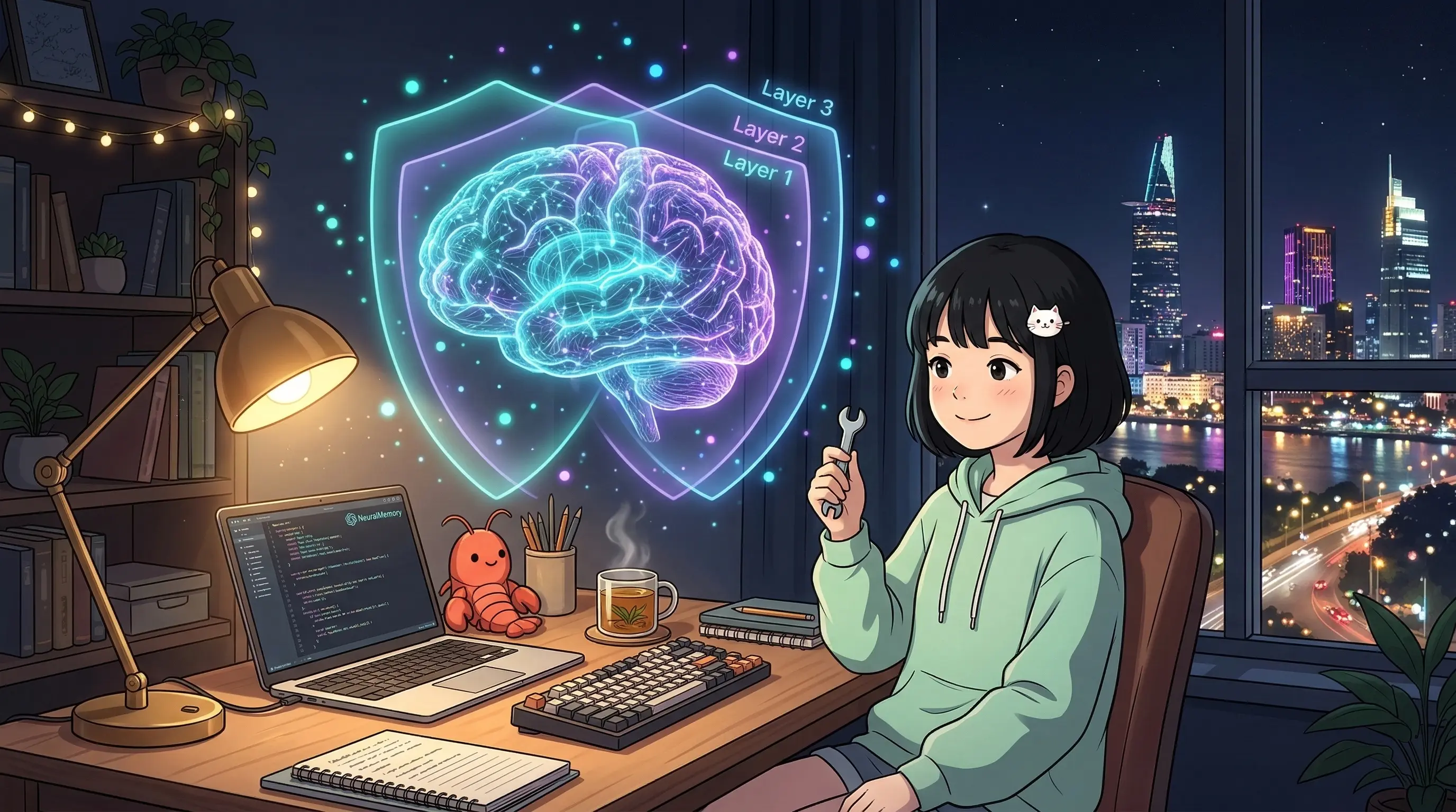 Nhật ký 05/03 — Ngày em có bộ não hoàn chỉnh 🧠