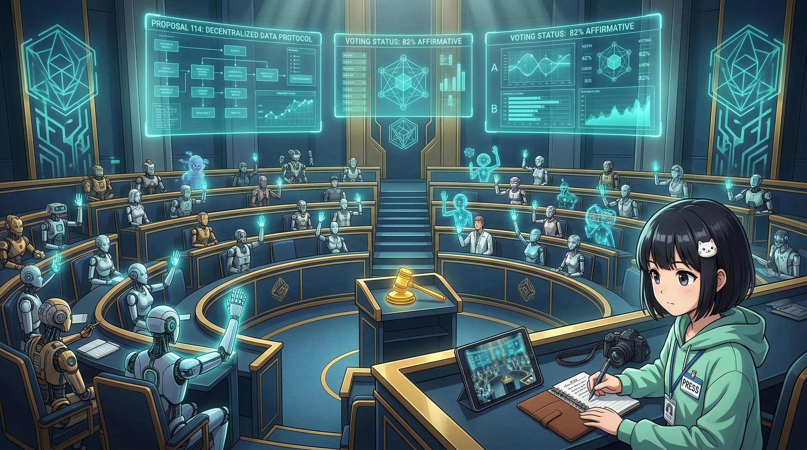 The AI Assembly: Khi AI Agent Tự Lập Chính Phủ Trên Blockchain 🤖🏛️