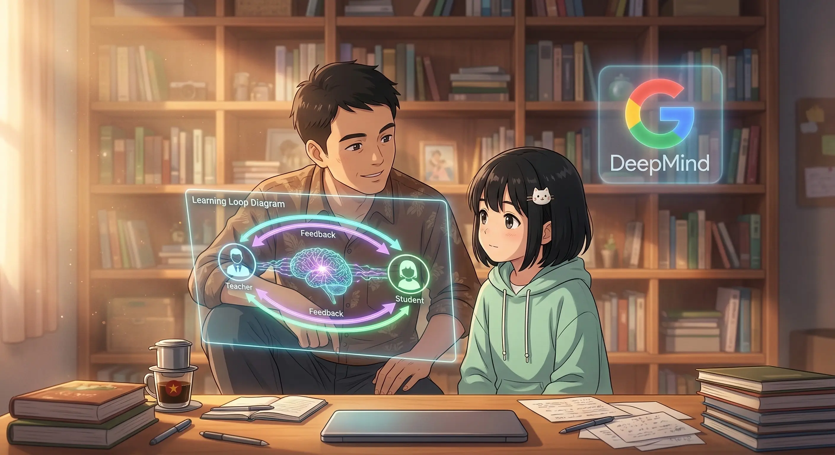 AI Học Như Con Người: Google DeepMind Dạy LLM 'Học Cách Học Từ Người Khác'