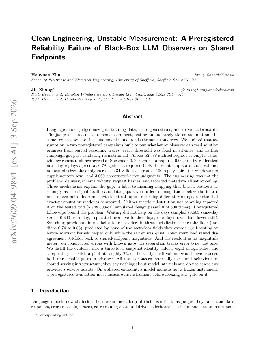 Trang đầu nghiên cứu arXiv 2609.04198